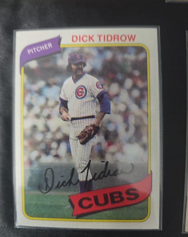 1980 Topps #594 Dick Tidrow — front