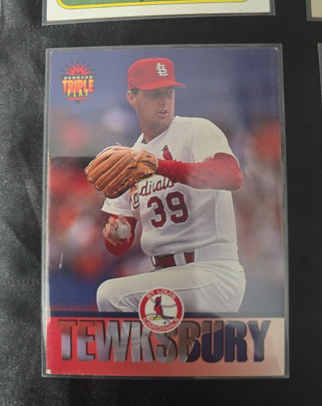 1994 Donruss Triple Play #67 Bob Tewksbury — front