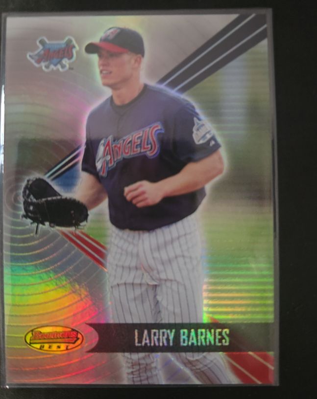 2001 Bowman's Best #101 Larry Barnes — front