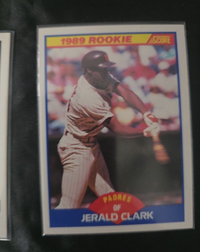 1989 Score #644 Jerald Clark — front