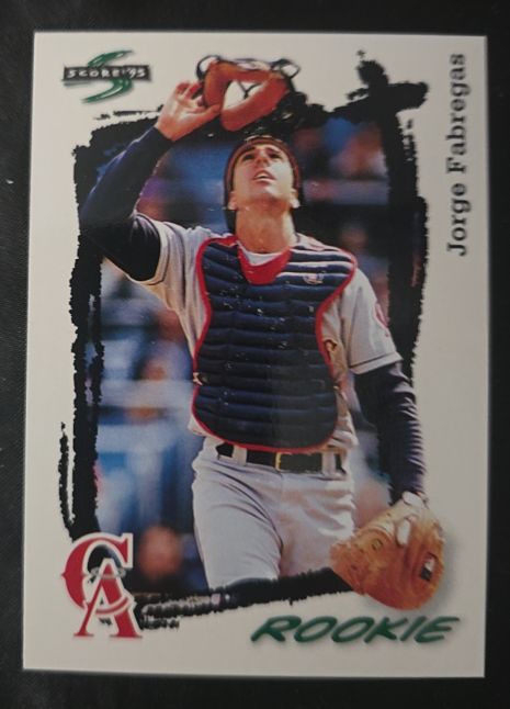 1995 Score #288 Jorge Fabregas Rookie California Angels — front