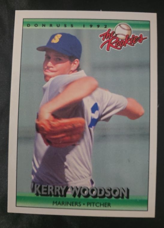 1992 Donruss The Rookies #127 Kerry Woodson — front