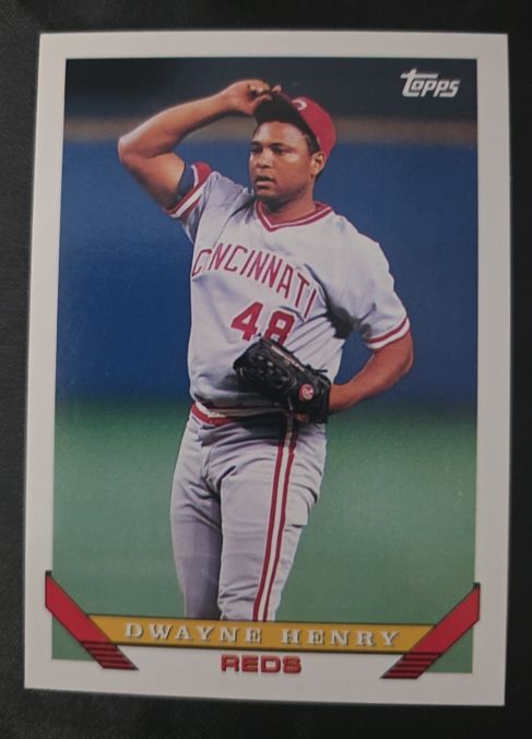 1993 Topps #29 Dwayne Henry Cincinnati Reds — front