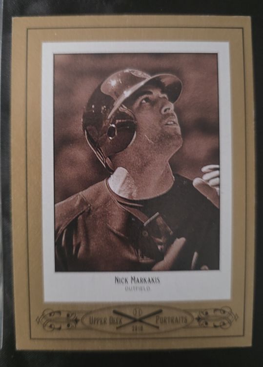 2010 Upper Deck Baseball Portraits #SE-6 Nick Markakis — front