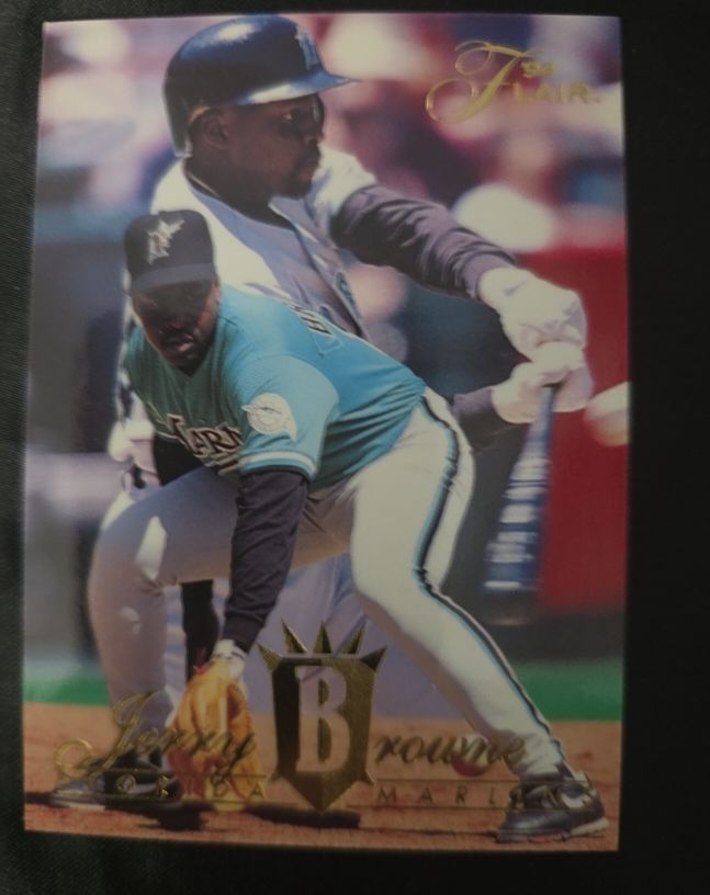 1994 Fleer Flair #379 Jerry Browne Florida Marlins — front