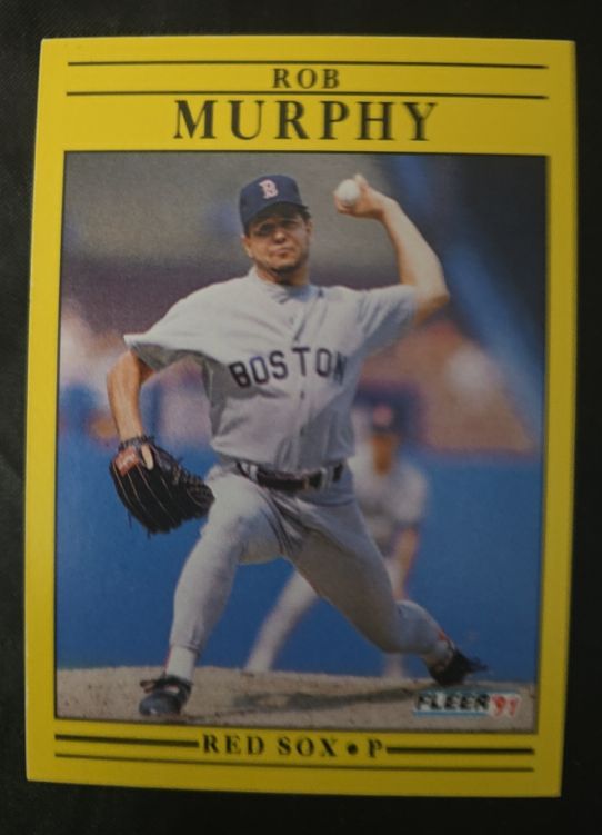 1991 Fleer #104 Rob Murphy — front
