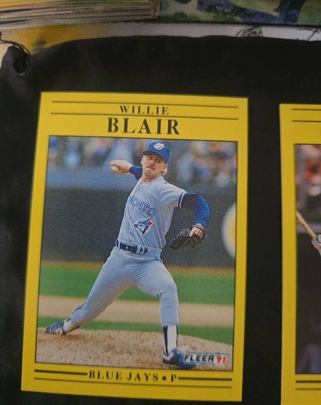1991 Fleer #170 Willie Blair — front