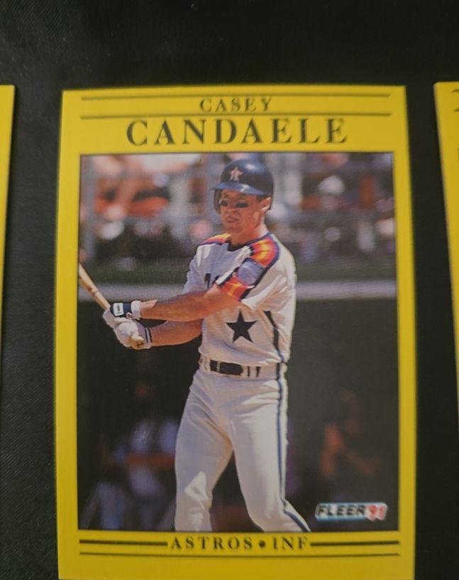 1991 Fleer #501 Casey Candaele — front