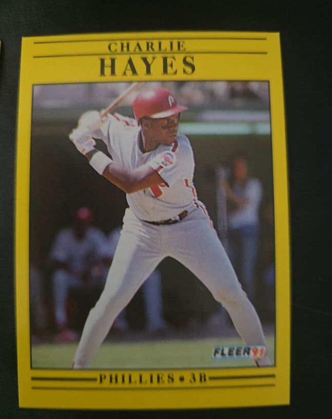 1991 Fleer #397 Charlie Hayes — front