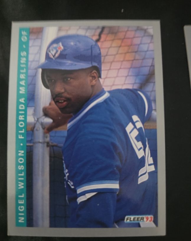 1993 Fleer #431 Nigel Wilson — front