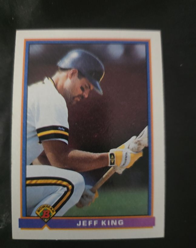 1991 Bowman #520 Jeff King — front
