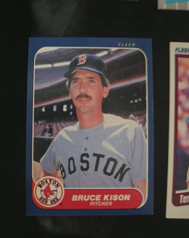 1986 Fleer #353 Bruce Kison — front