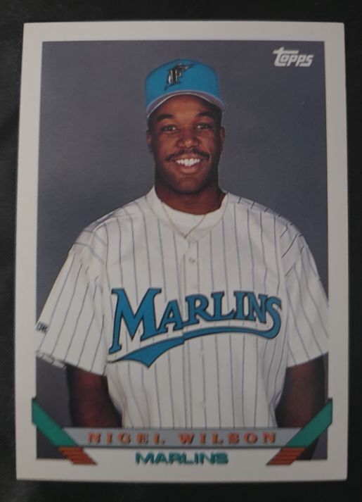 1993 Topps #426 Nigel Wilson Florida Marlins — front