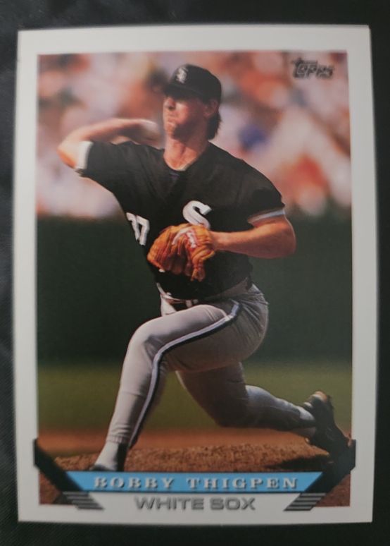 1993 Topps #645 Bobby Thigpen — front