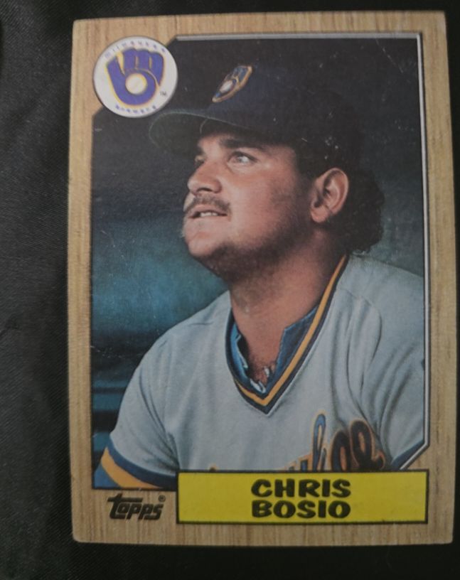 1987 Topps #448 Chris Bosio — front