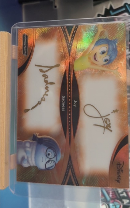 2025 Kakawow Phantom Disney Auto Dual Red PD-ADR-12 Joy Sadness — front