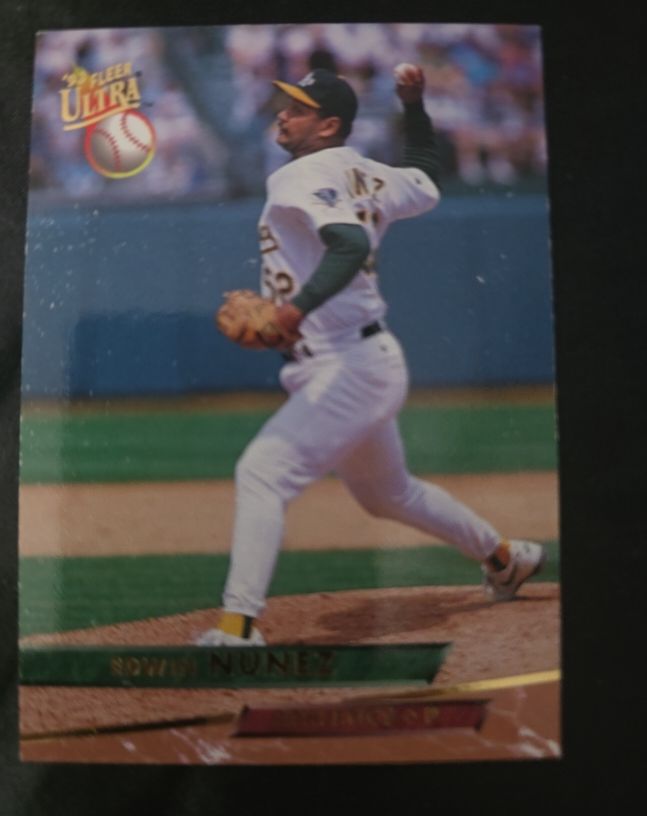 1993 Fleer Ultra #611 Edwin Nunez — front