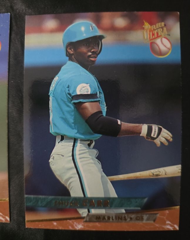 1993 Fleer Ultra # Chuck Carr — front