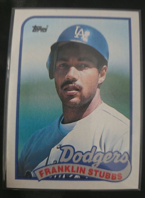 1989 Topps #697 Franklin Stubbs — front
