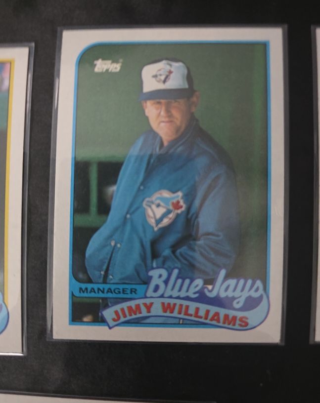 1989 Topps #594 Jimy Williams — front