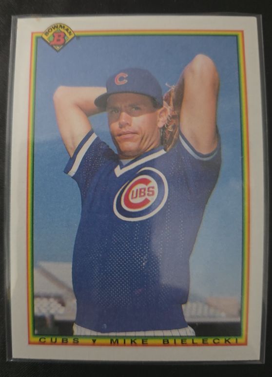 1990 Bowman #22 Mike Bielecki — front