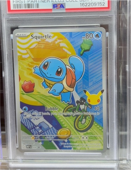 2026 Pokémon #039 Squirtle First Partner Illustration Collection Series 1 — front