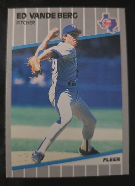 1989 Fleer #534 Ed Vande Berg — front