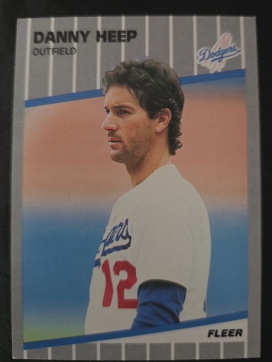 1989 Fleer #61 Danny Heep — front