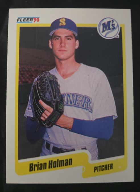 1990 Fleer #516 Brian Holman — front