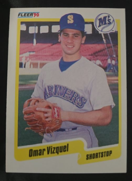 1990 Fleer #528 Omar Vizquel — front