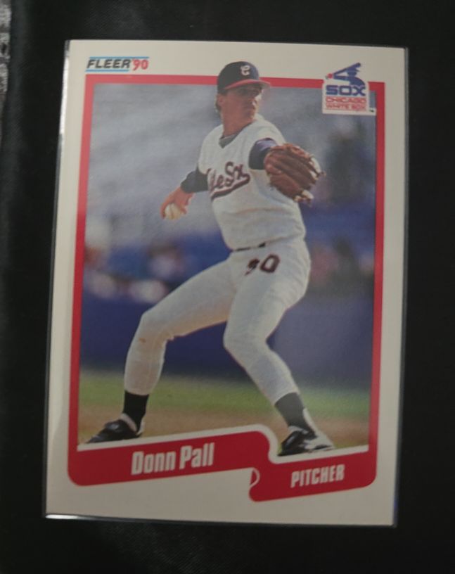 1990 Fleer #543 Donn Pall — front