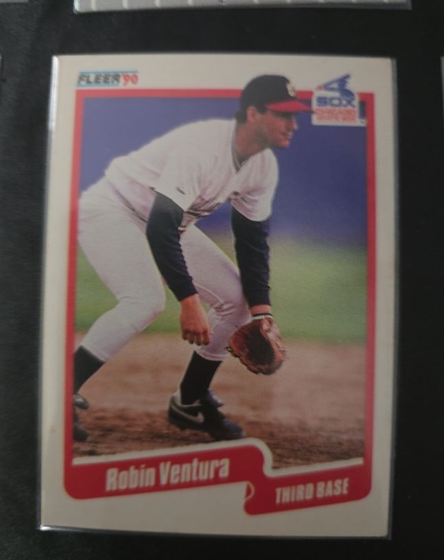 1990 Fleer #550 Robin Ventura — front