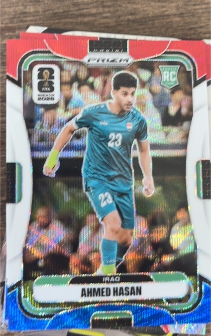 2026 Panini Prizm FIFA World Cup #459 Ahmed Hasan — front
