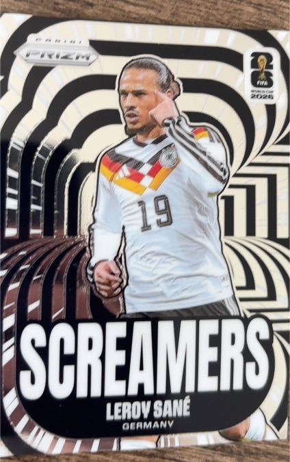 2026 Panini Prizm FIFA World Cup #17 Leroy Sané Screamers Germany — front