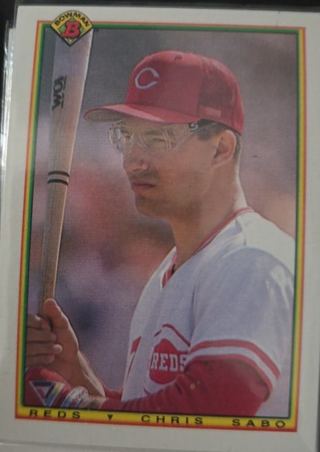 1990 Bowman #53 Chris Sabo — front