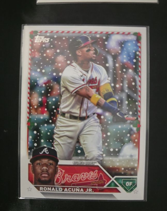 2023 Topps Holiday #H43 Ronald Acuna Jr. Atlanta Braves — front