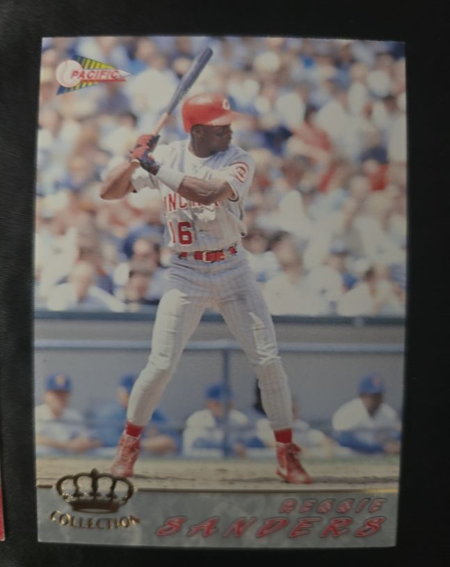 1994 Pacific Crown Collection #159 Reggie Sanders — front