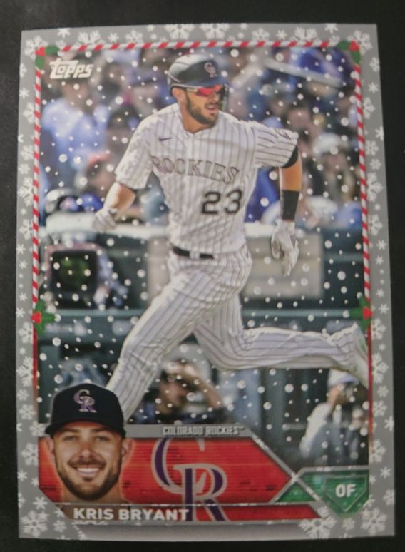 2023 Topps Holiday #H127 Kris Bryant — front