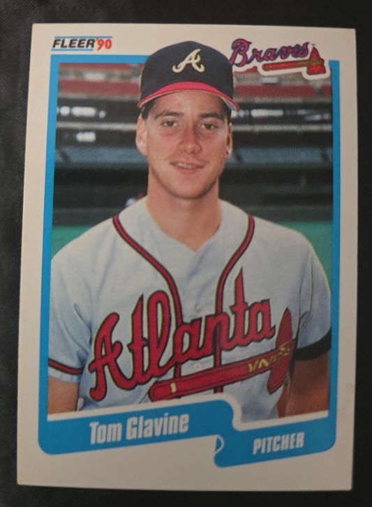 1990 Fleer #583 Tom Glavine — front