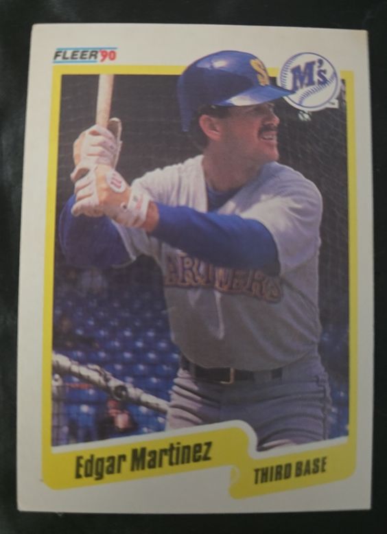 1990 Fleer #520 Edgar Martinez — front