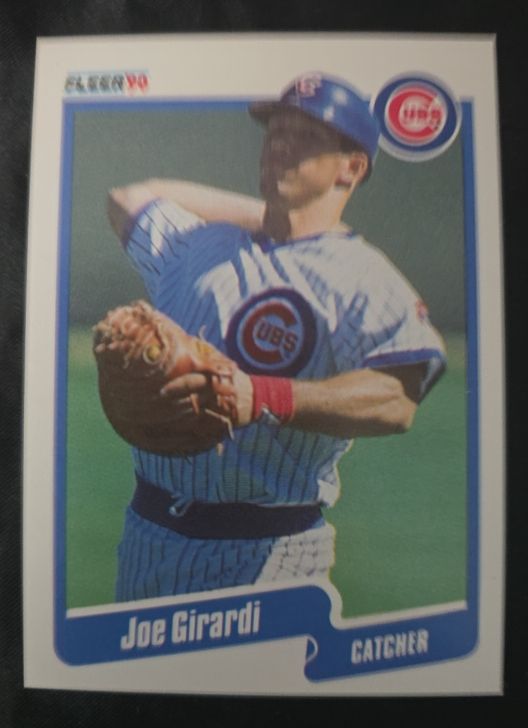 1990 Fleer #31 Joe Girardi — front