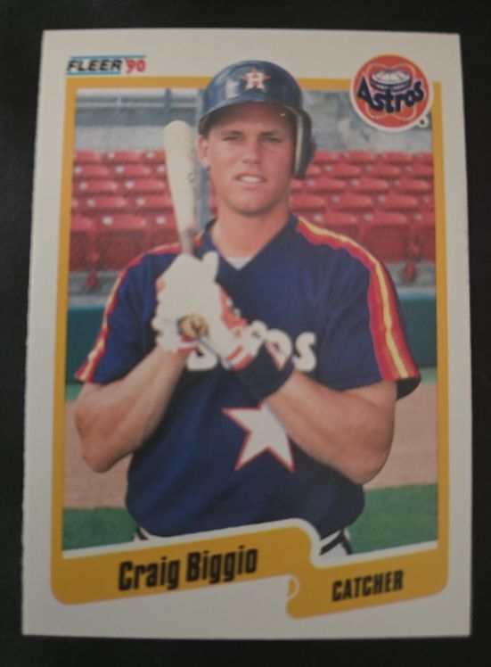 1990 Fleer #224 Craig Biggio — front