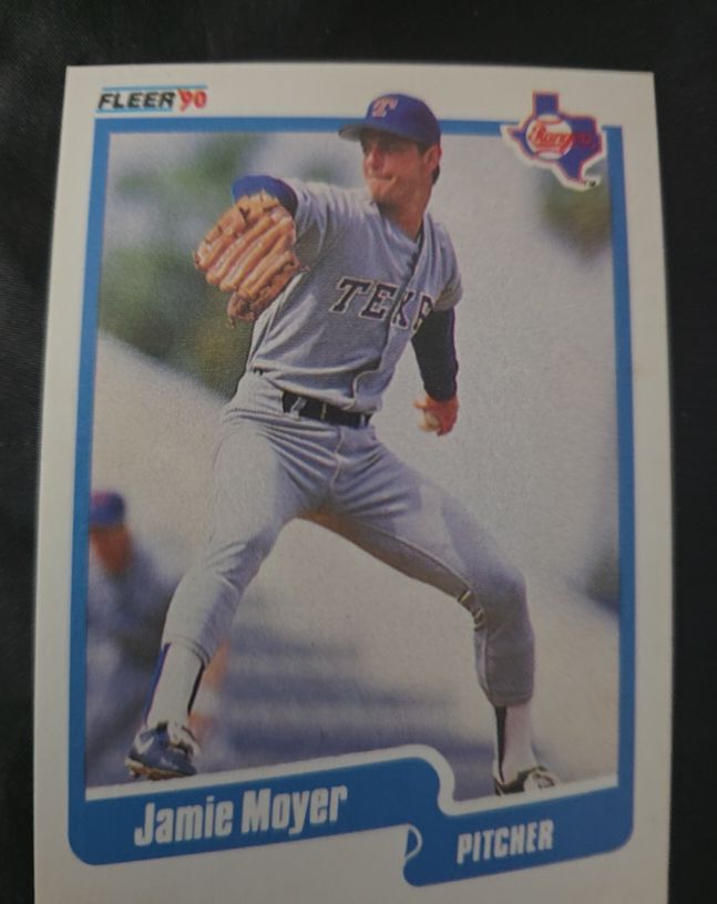 1990 Fleer #307 Jamie Moyer — front