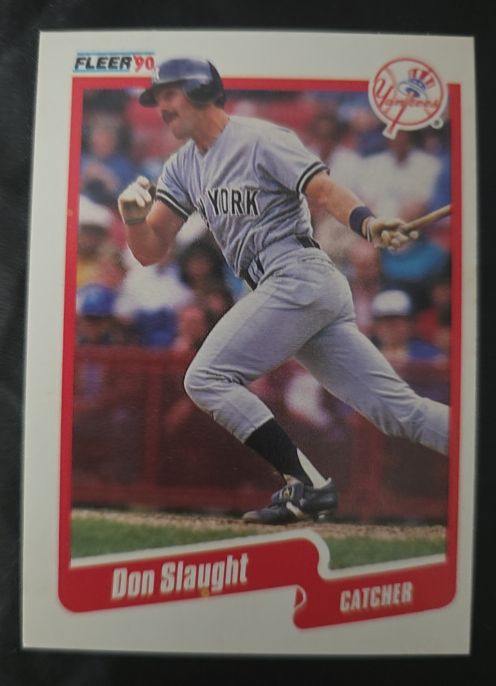 1990 Fleer #456 Don Slaught — front