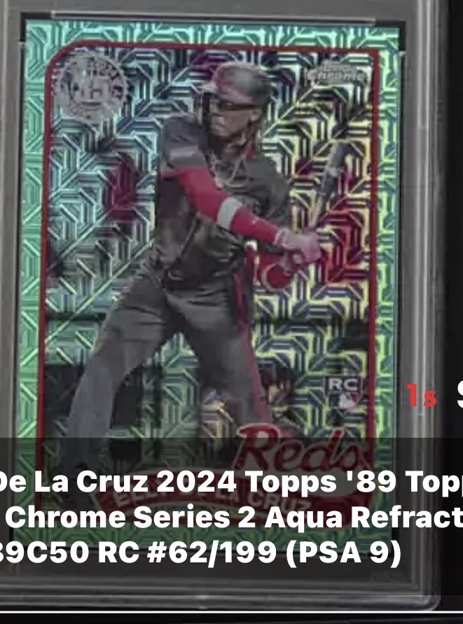 2024 Topps Series 2 1989 Chrome Silver Pack #50 Elly De La Cruz Rookie — front