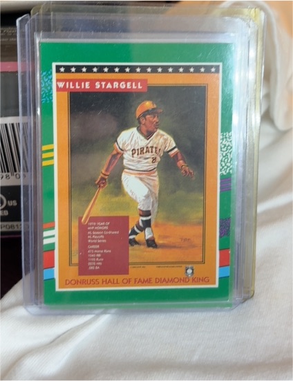 1991 Donruss Hall of Fame Diamond King #702 Willie Stargell — front