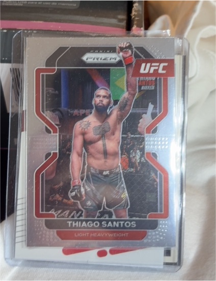 2022 Panini Prizm UFC #124 Thiago Santos — front