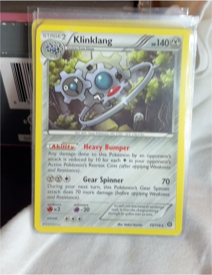 2016 Pokémon Steam Siege #73 Klinklang — front