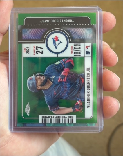 2026 Topps Chrome Big Ticket Player #BTP-17 Vladimir Guerrero Jr. — front