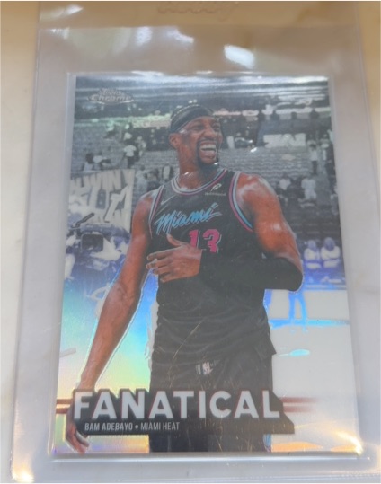 2026 Topps Chrome Update #FAN-9 Bam Adebayo Fanatical Insert — front